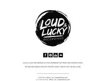 Tablet Screenshot of loudandlucky.com